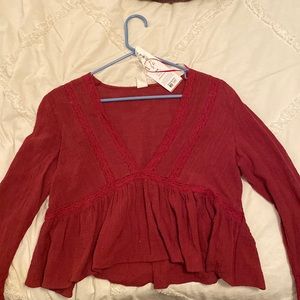 pacsun long sleeve me to we top! brand new with tags